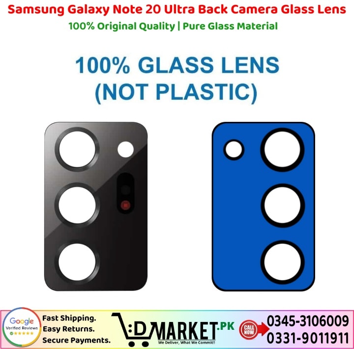 Samsung Galaxy Note 20 Ultra Back Camera Glass Lens Price In Pakistan