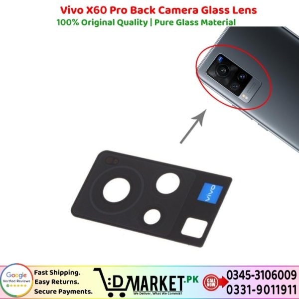 Vivo X60 Pro Back Camera Glass Lens Price In Pakistan