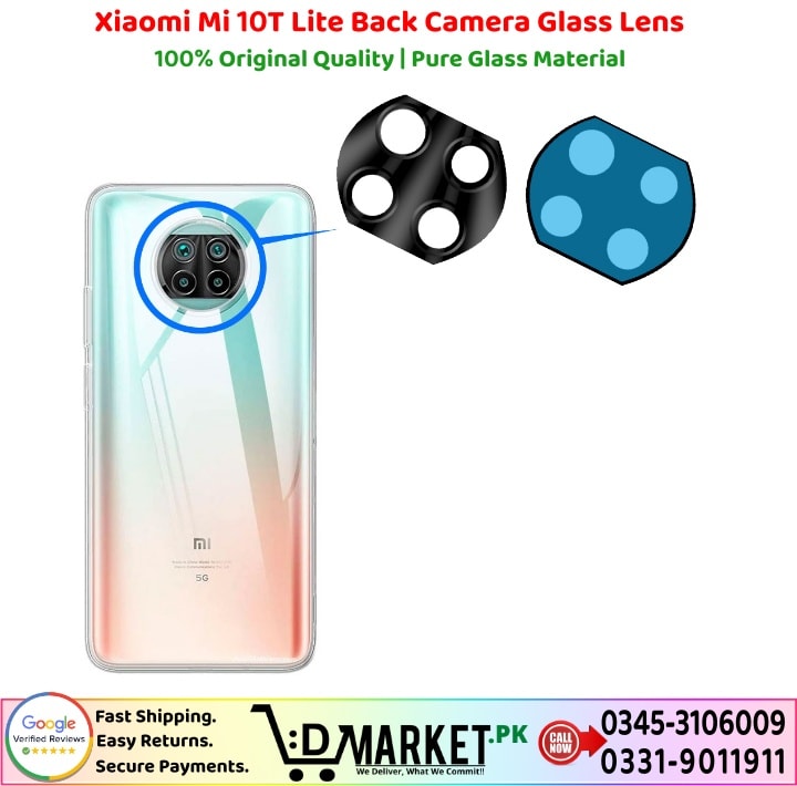 Xiaomi Mi 10T Lite Back Camera Glass Lens Price In Pakistan