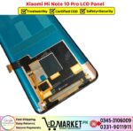 Xiaomi Mi Note 10 Pro LCD Panel Price In Pakistan