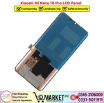 Xiaomi Mi Note 10 Pro LCD Panel Price In Pakistan