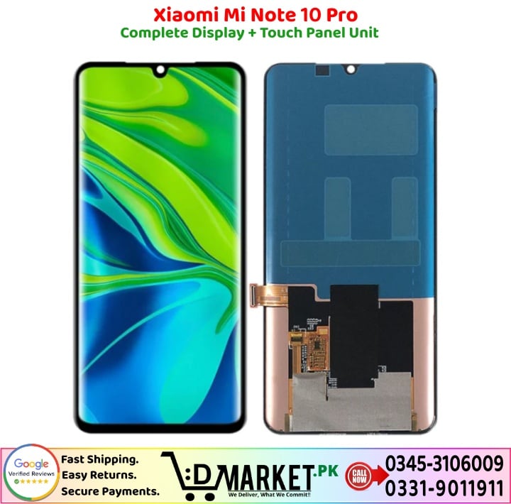 Xiaomi Mi Note 10 Pro LCD Panel Price In Pakistan