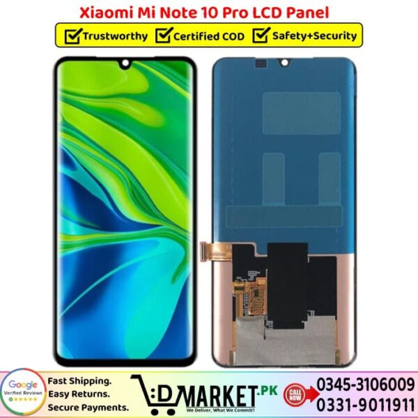 Xiaomi Mi Note 10 Pro LCD Panel Price In Pakistan