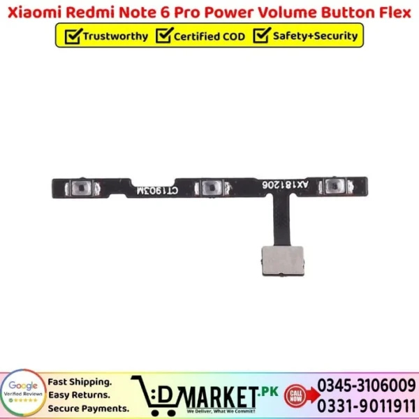 Xiaomi-Redmi-Note-6-Pro-Power-Volume-Button-Flex-Price-In-Pakistan