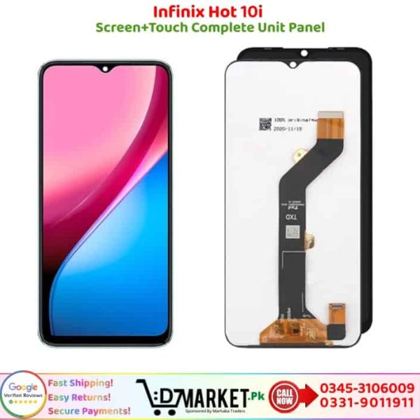Infinix Hot 10i LCD Panel Price In Pakistan