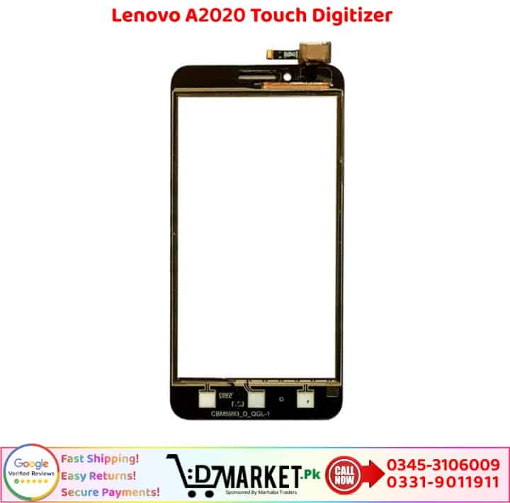Lenovo A2020 Touch Digitizer Price In Pakistan