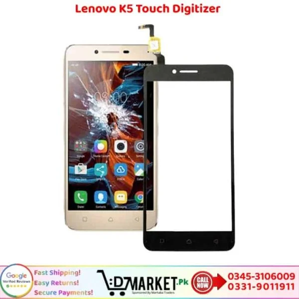 Lenovo K5 Touch Glass Price In Pakistan