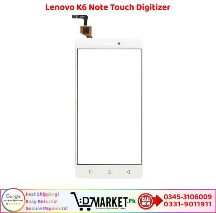 Lenovo K6 Note Touch Glass Price In Pakistan