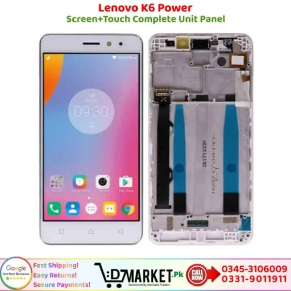 Lenovo K6 Power LCD Panel Price In Pakistan