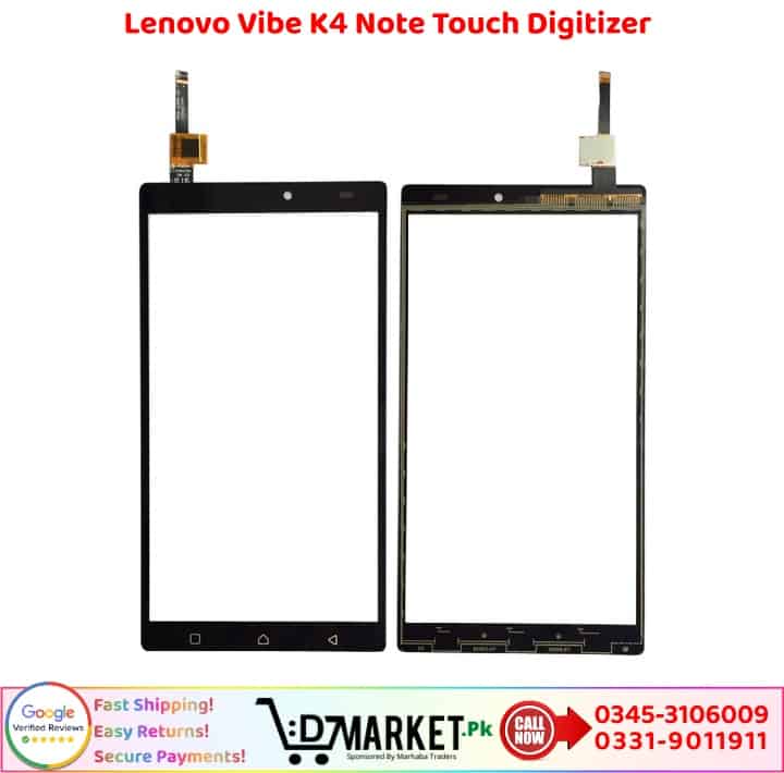 Lenovo Vibe K4 Note Touch Glass Price In Pakistan