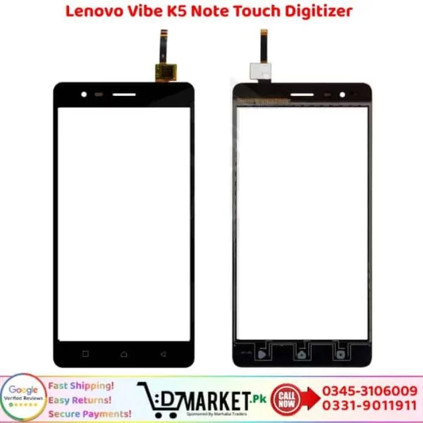 Lenovo Vibe K5 Note Touch Glass Price In Pakistan
