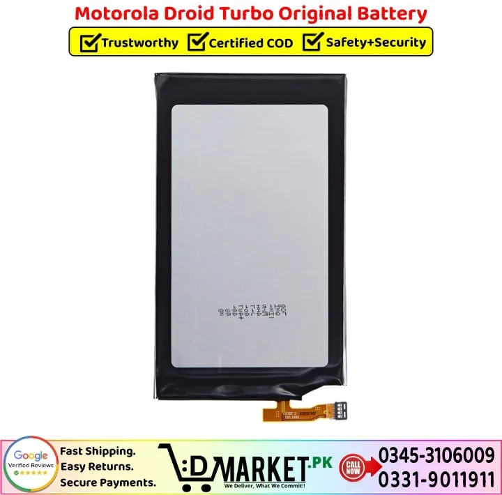 Motorola Droid Turbo Original Battery Price In Pakistan