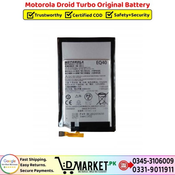 Motorola Droid Turbo Original Battery Price In Pakistan