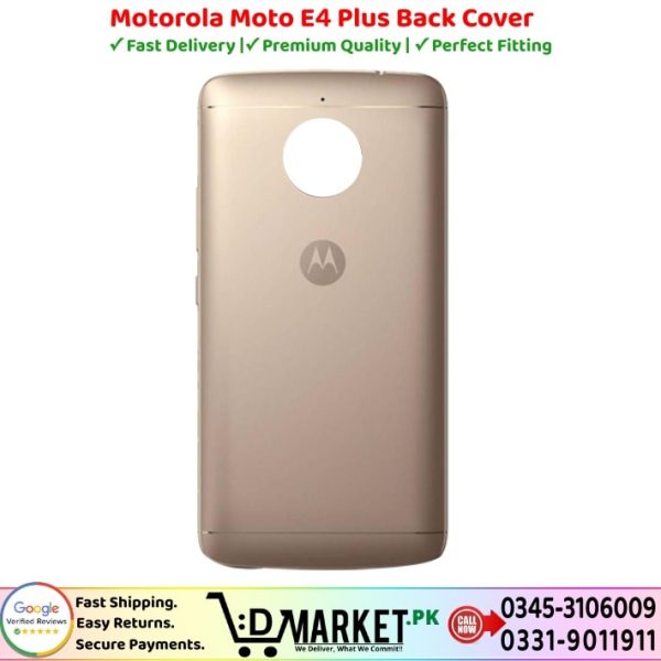 Motorola Moto E4 Plus Back Cover Price In Pakistan