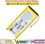 Motorola Moto G4 Plus Original Battery Price In Pakistan