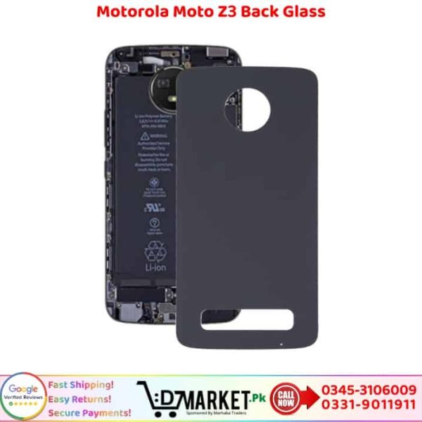 Motorola Moto Z3 Back Glass Price In Pakistan
