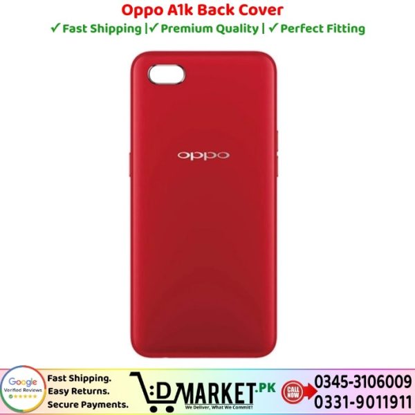 Oppo A1k Back Cover Price In Pakistan