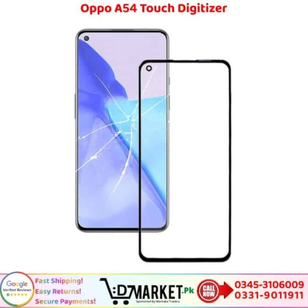 Oppo A54 Touch Glass Price In Pakistan