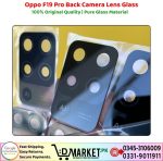 Oppo F19 Pro Back Camera Lens Glass Price In Pakistan