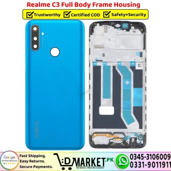 Realme C3 Full Body Frame Housing Price In Pakistan