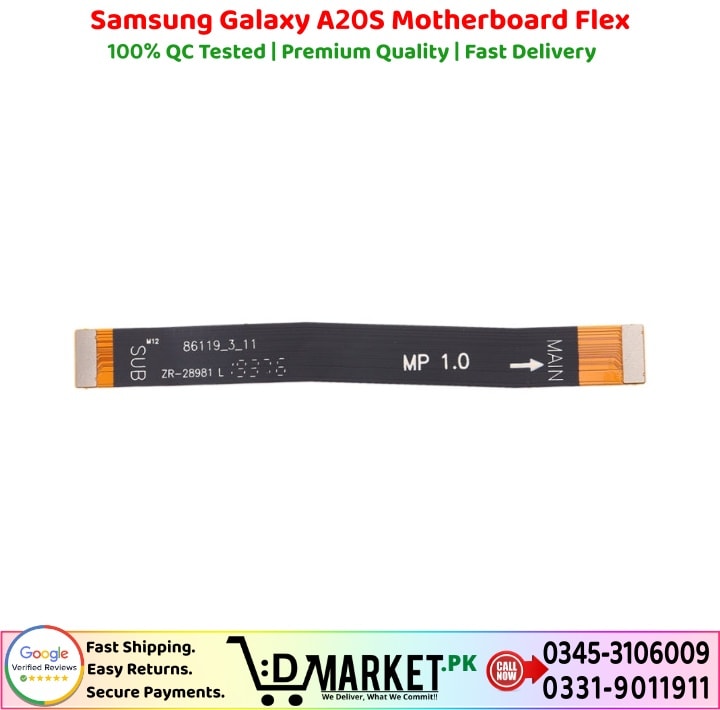 Samsung Galaxy A20S Motherboard Flex Price In Pakistan