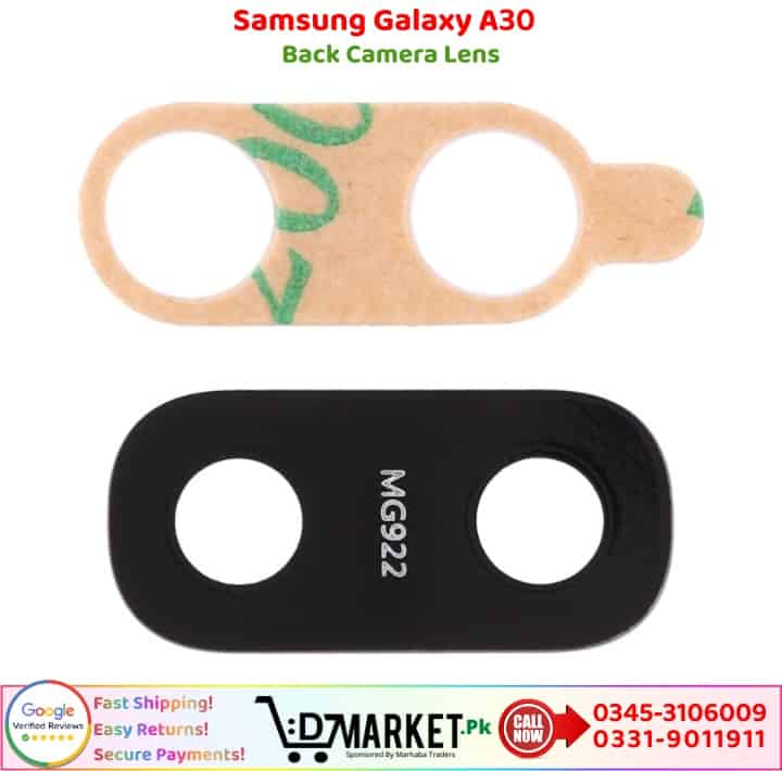 Samsung Galaxy A30 Back Camera Lens Price In Pakistan