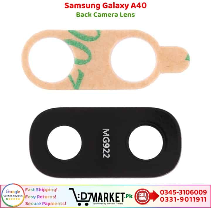 Samsung Galaxy A40 Back Camera Lens Price In Pakistan
