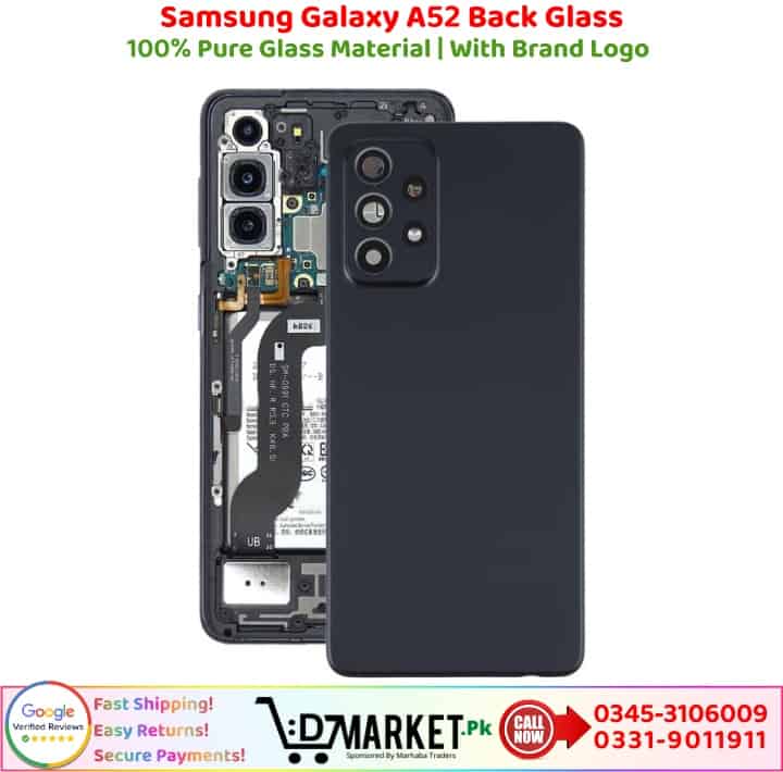 Samsung Galaxy A52 Back Glass Price In Pakistan