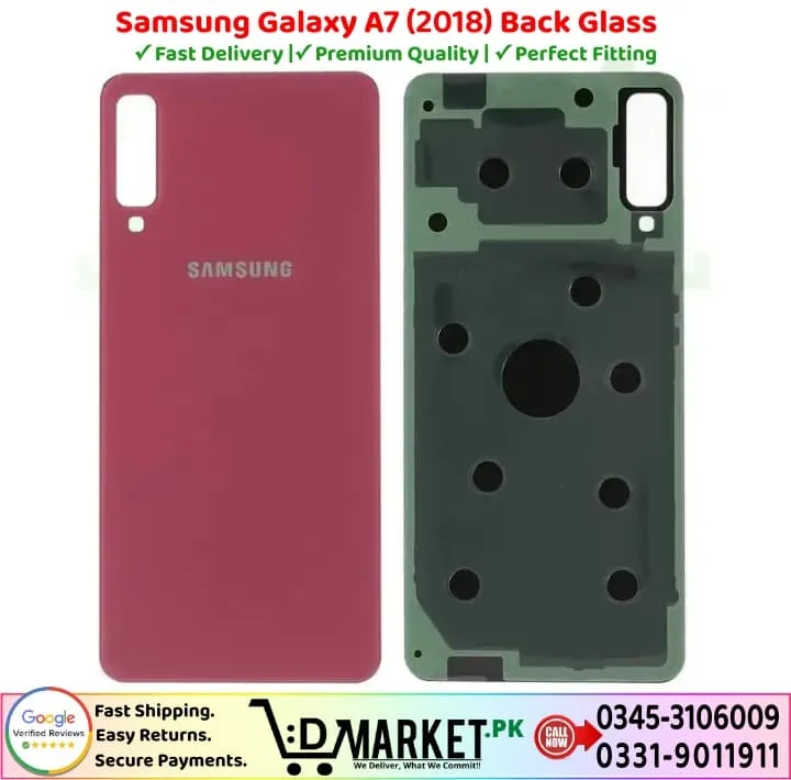 Samsung Galaxy A7 2018 Back Glass - Image 2