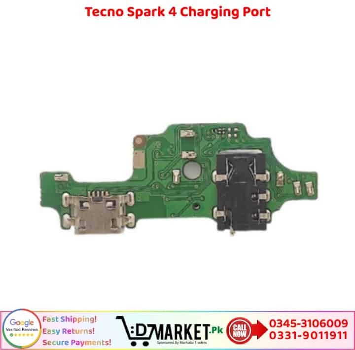 Tecno Spark 4 Charging Port Charging Port Price In Pakistan