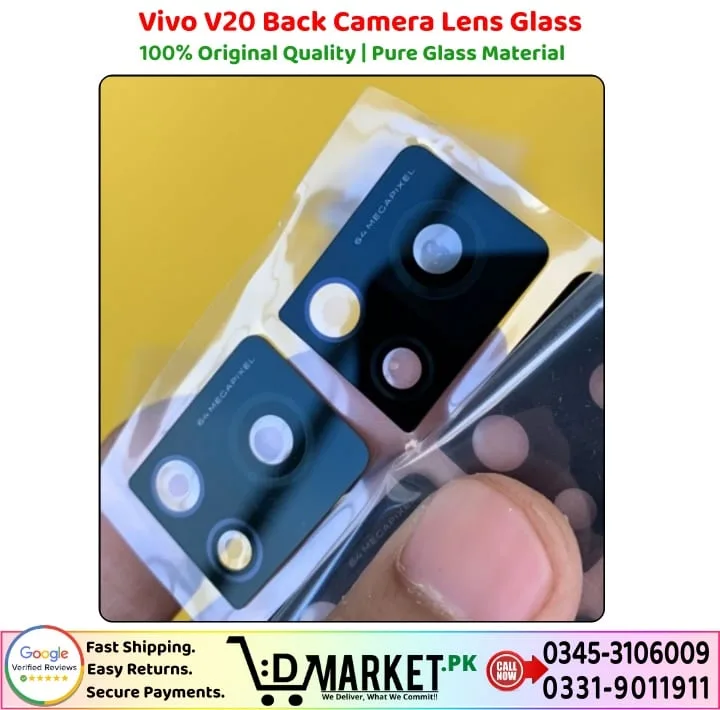 Vivo V20 Back Camera Lens Glass Price In Pakistan