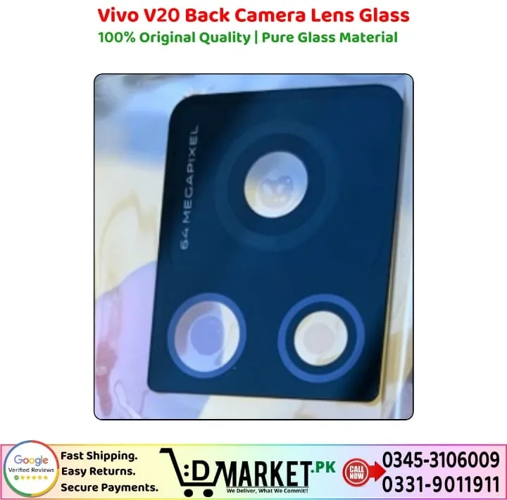 Vivo V20 Back Camera Lens Glass - Image 2