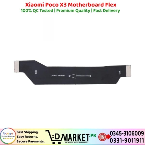 Xiaomi Poco X3 Motherboard Flex Price In Pakistan
