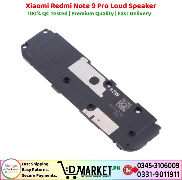 Xiaomi Redmi Note 9 Pro Loud Speaker Price In Pakistan