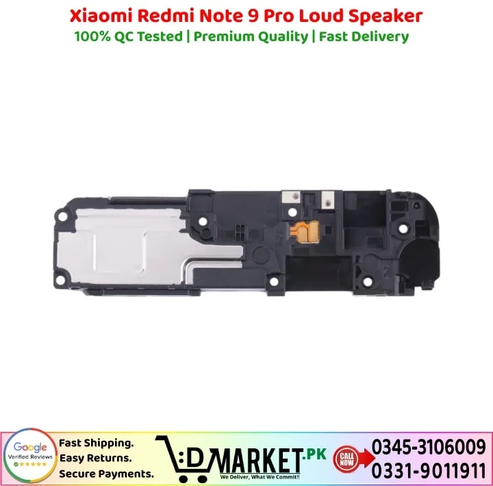 Xiaomi Redmi Note 9 Pro Loud Speaker Price In Pakistan