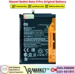 Xiaomi Redmi Note 9 Pro Original Battery Price In Pakistan