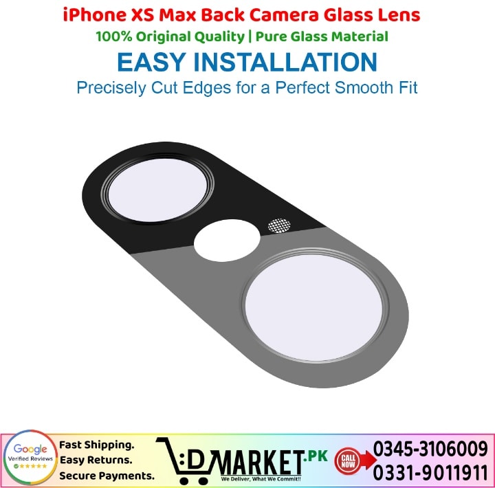 iPhone XS Max Back Camera Glass Lens Back Camera Glass Lens Price In Pakistan 1 1
