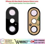 iPhone XS Max Back Camera Glass Lens Back Camera Glass Lens Price In Pakistan