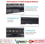 Dell Inspiron 15 5000 Original Battery Price In Pakistan