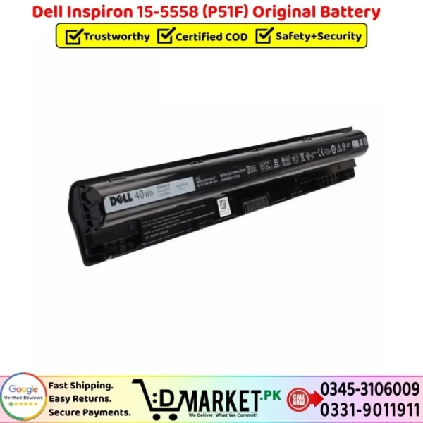 Dell Inspiron 15-5558 Original Battery Price In Pakistan