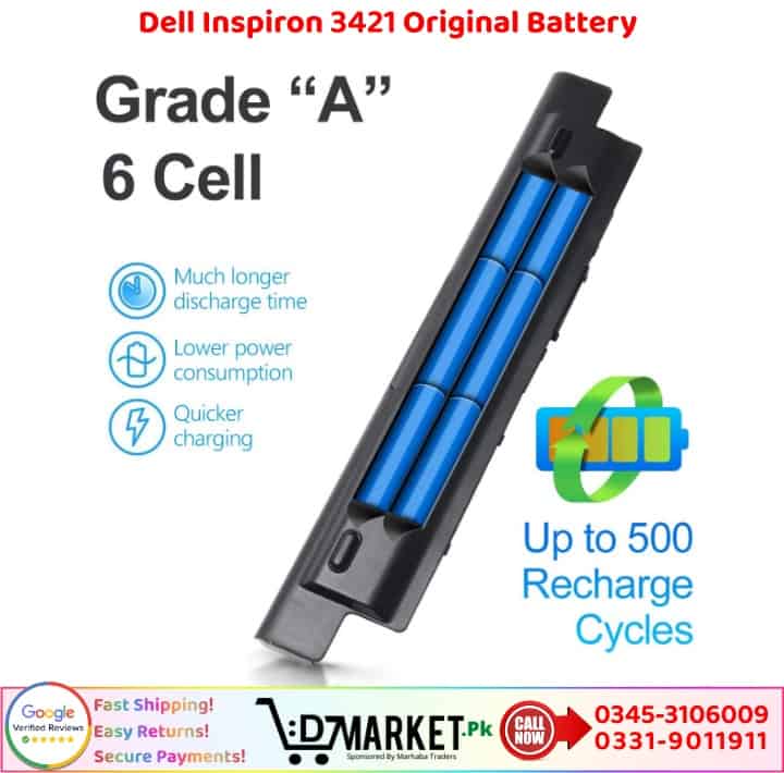 Dell Inspiron 3421 Original Battery Price In Pakistan