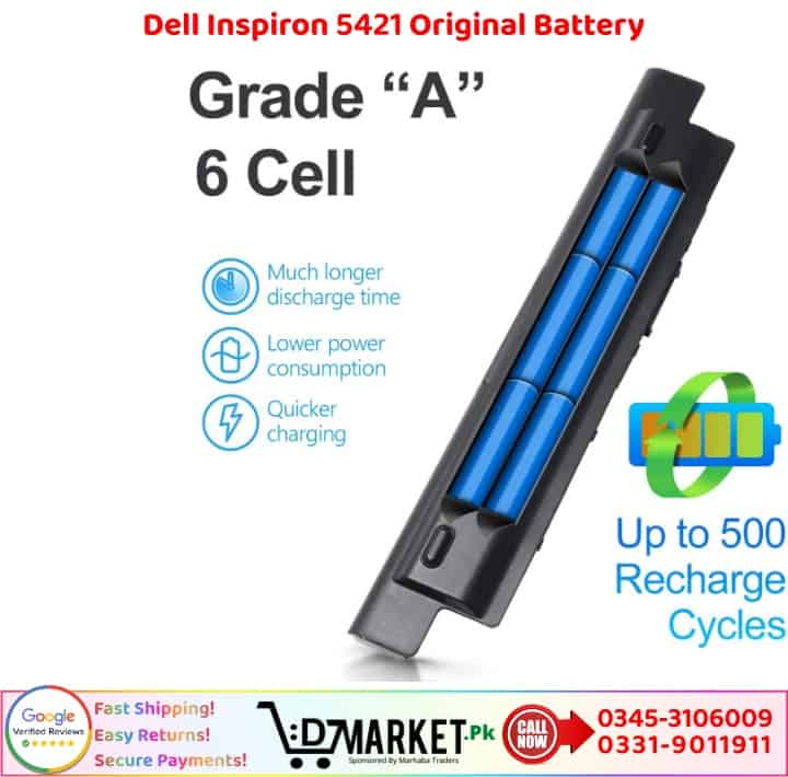 Dell Inspiron 5421 Original Battery Price In Pakistan