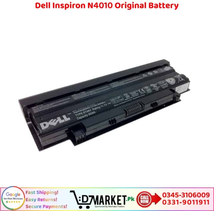 Dell Inspiron N4010 Original Battery Price In Pakistan