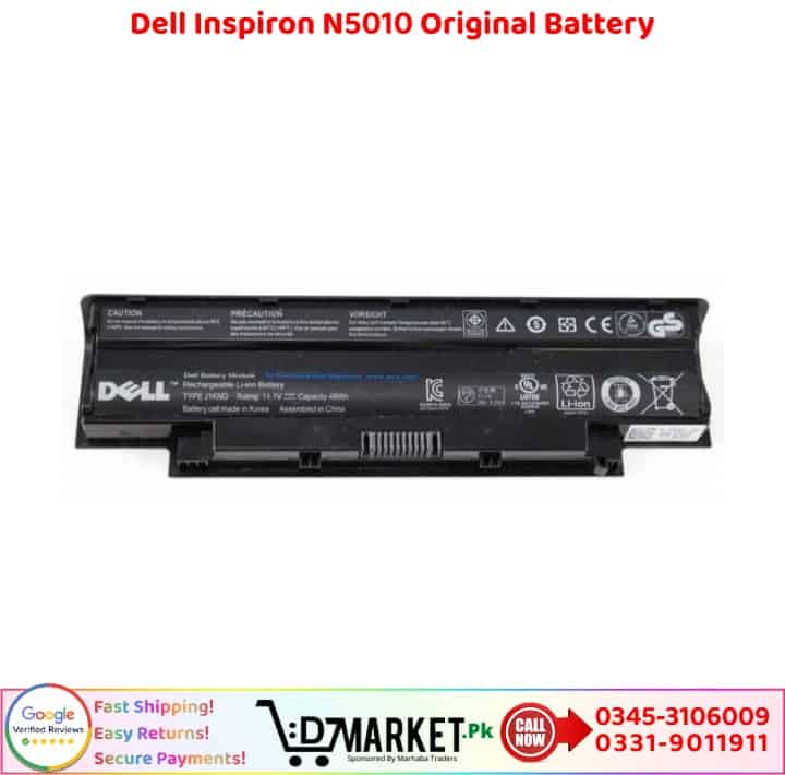 Dell Inspiron N5010 Original Battery Price In Pakistan
