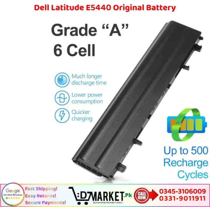 Dell Latitude E5440 Original Battery Price In Pakistan
