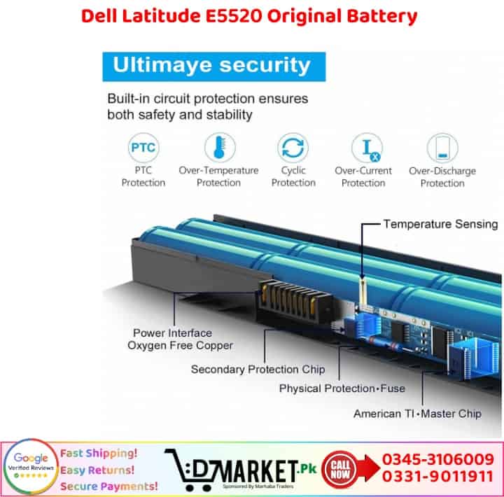 Dell Latitude E5520 Original Battery Price In Pakistan
