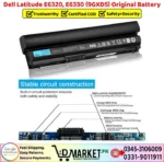 Dell Latitude E6320 E6330 9GXD5 Original Battery Price In Pakistan
