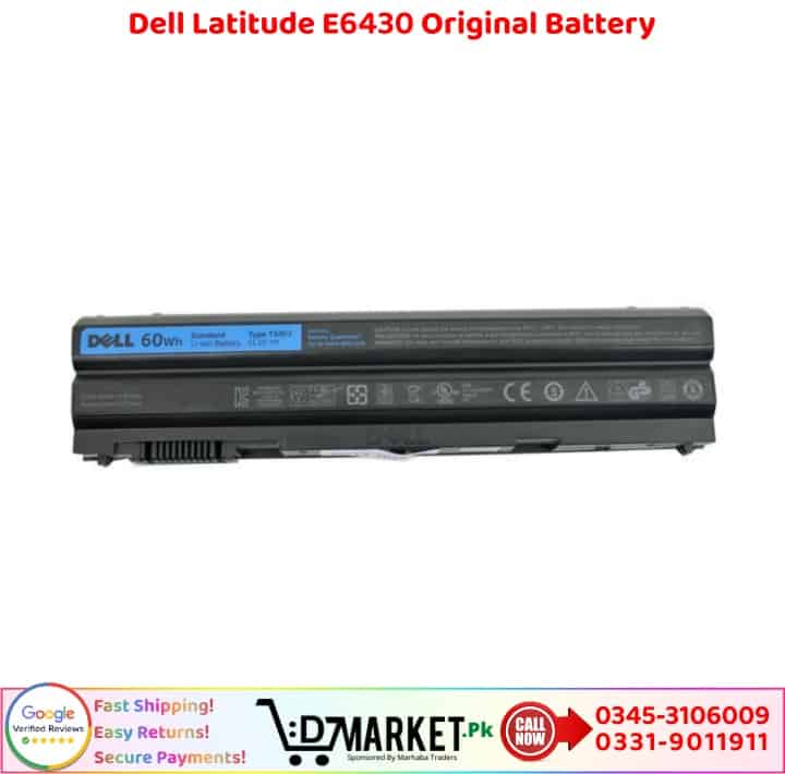 Dell Latitude E6430 Original Battery Price In Pakistan