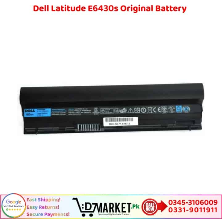 Dell Latitude E6430s Original Battery Price In Pakistan