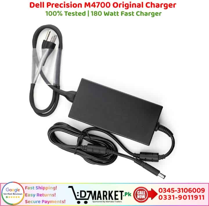Dell Precision M4700 180 Watt Original Charger Price In Pakistan